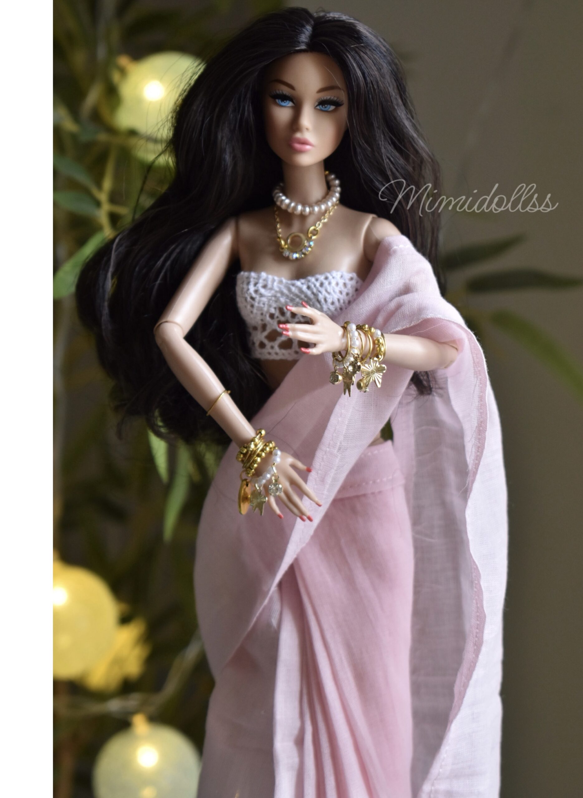 Sia Doll (pink saree) - Image 3