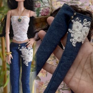 Denim jeans for dolls