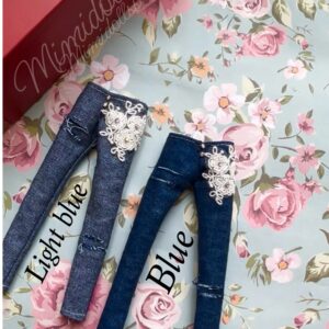 Denim pants for Barbie doll (light blue)